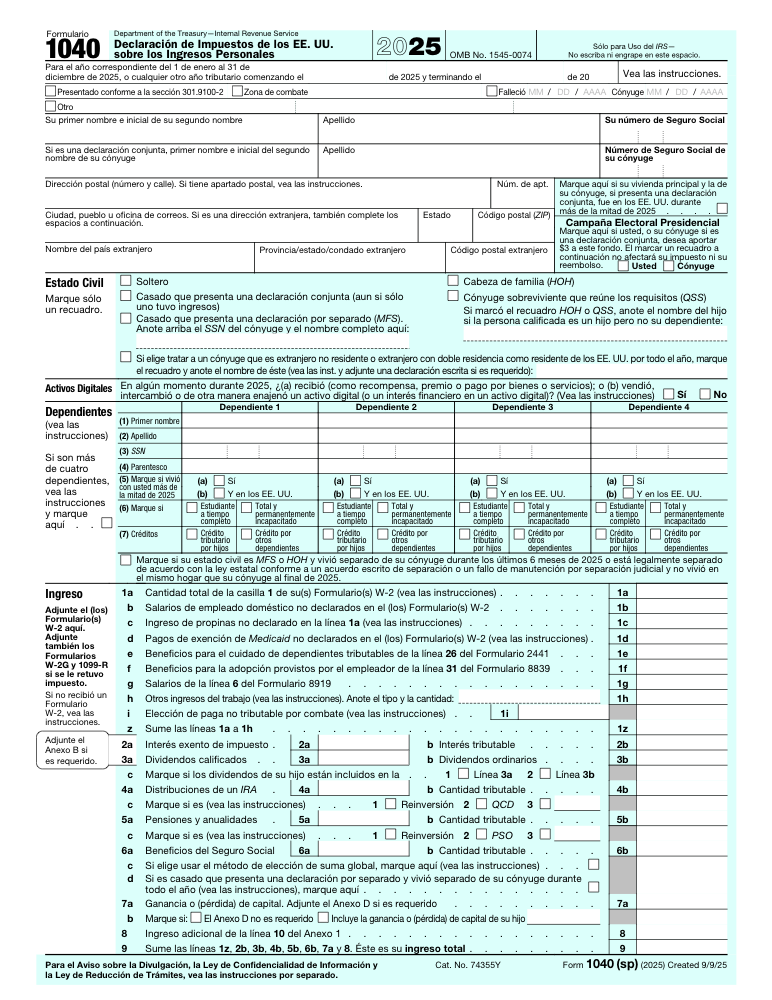Preview of Fill Out Estimated Tax for Individuals (1040-ES) Online